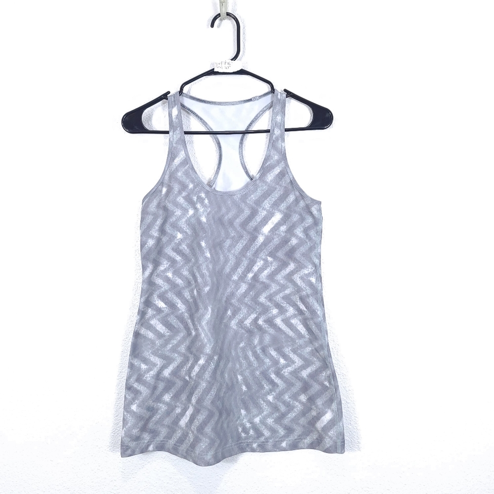 LULULEMON Cool Racerback Tank Blazer Fossil Print - Picture 2 of 9